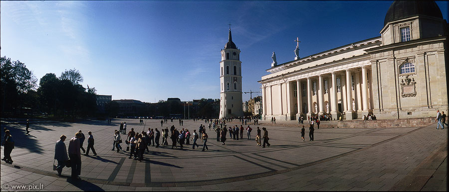 Cathedral Square in Vilnius